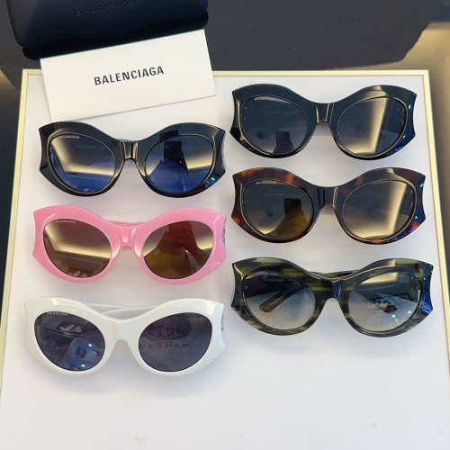 Replica Balenciaga AAA Quality Sunglasses #1236267 $60.00 USD for Wholesale