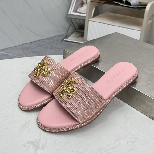 Wholesale Tory Burch TB Slippers For Women #1236345 $80.00 USD, Wholesale Quality Replica Tory Burch TB Slippers