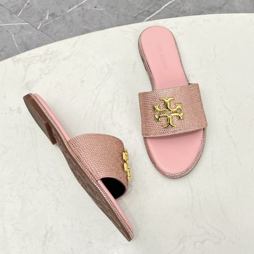 Replica Tory Burch TB Slippers For Women #1236345 $80.00 USD for Wholesale