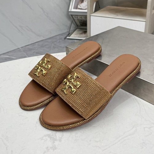 Wholesale Tory Burch TB Slippers For Women #1236346 $80.00 USD, Wholesale Quality Replica Tory Burch TB Slippers