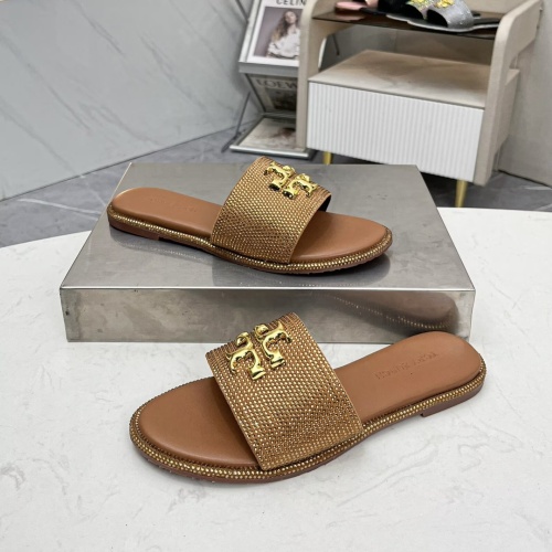 Replica Tory Burch TB Slippers For Women #1236346 $80.00 USD for Wholesale