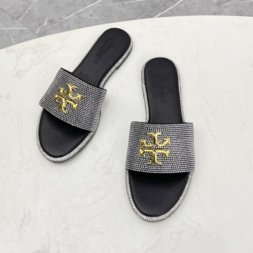 Replica Tory Burch TB Slippers For Women #1236347 $80.00 USD for Wholesale