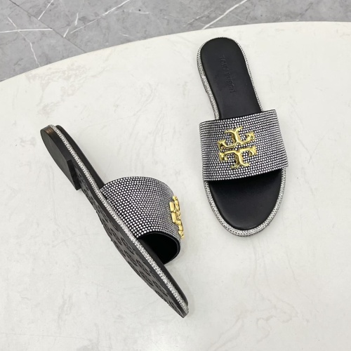 Replica Tory Burch TB Slippers For Women #1236347 $80.00 USD for Wholesale