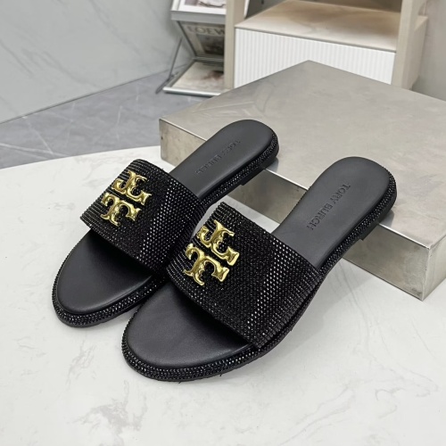 Wholesale Tory Burch TB Slippers For Women #1236349 $80.00 USD, Wholesale Quality Replica Tory Burch TB Slippers