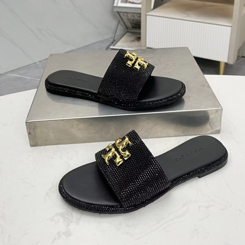 Replica Tory Burch TB Slippers For Women #1236349 $80.00 USD for Wholesale