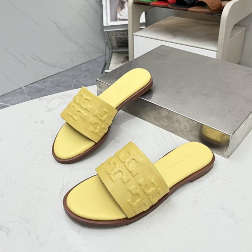 Replica Tory Burch TB Slippers For Women #1236352 $80.00 USD for Wholesale