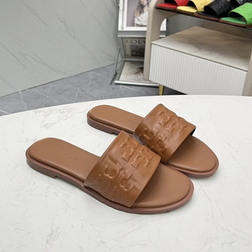 Replica Tory Burch TB Slippers For Women #1236353 $80.00 USD for Wholesale