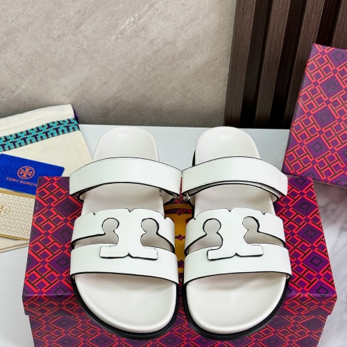 Wholesale Tory Burch TB Slippers For Women #1236358 $80.00 USD, Wholesale Quality Replica Tory Burch TB Slippers