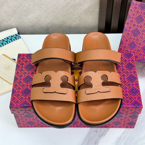 Wholesale Tory Burch TB Slippers For Women #1236360 $80.00 USD, Wholesale Quality Replica Tory Burch TB Slippers