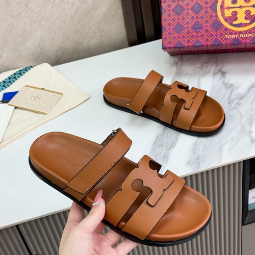 Replica Tory Burch TB Slippers For Women #1236360 $80.00 USD for Wholesale