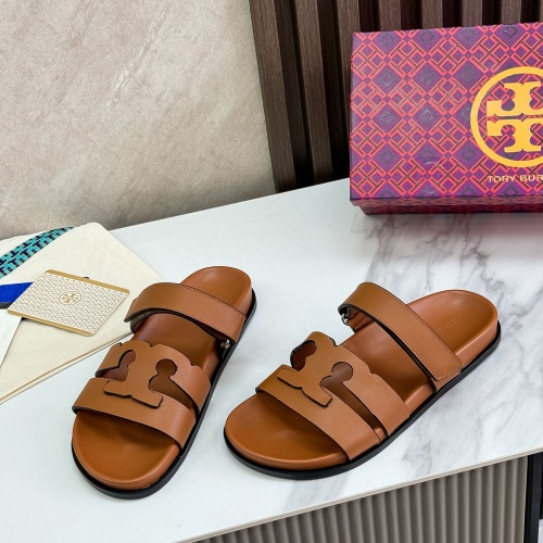 Replica Tory Burch TB Slippers For Women #1236360 $80.00 USD for Wholesale