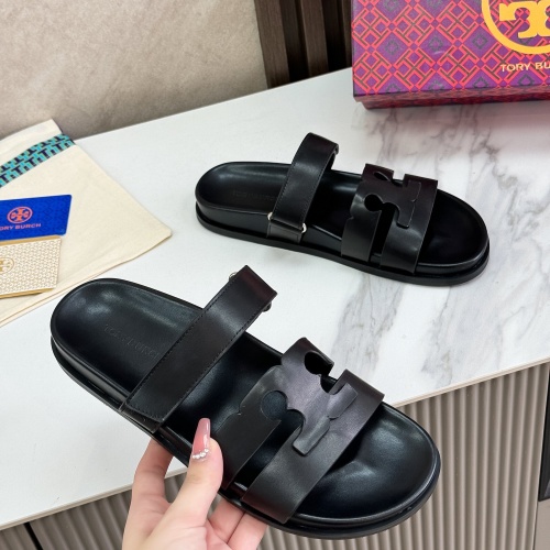 Replica Tory Burch TB Slippers For Women #1236361 $80.00 USD for Wholesale