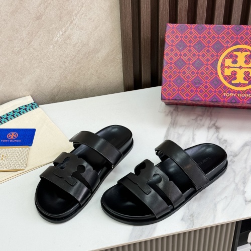 Replica Tory Burch TB Slippers For Women #1236361 $80.00 USD for Wholesale