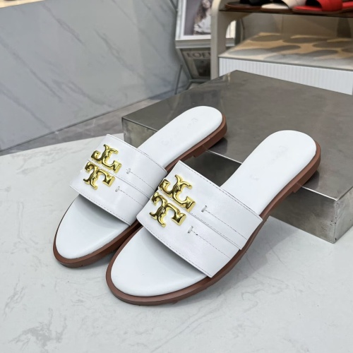 Wholesale Tory Burch TB Slippers For Women #1236363 $80.00 USD, Wholesale Quality Replica Tory Burch TB Slippers