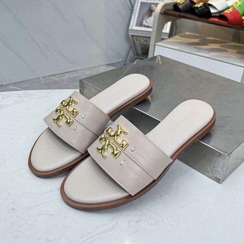 Wholesale Tory Burch TB Slippers For Women #1236369 $80.00 USD, Wholesale Quality Replica Tory Burch TB Slippers