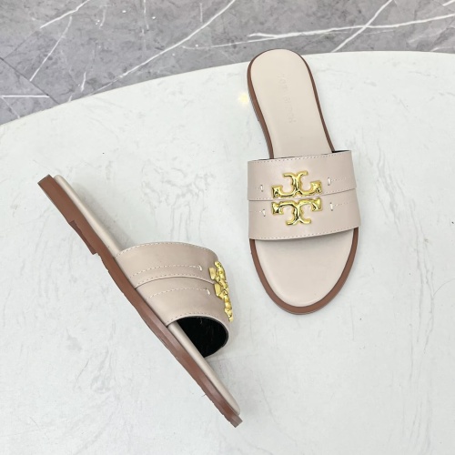 Replica Tory Burch TB Slippers For Women #1236369 $80.00 USD for Wholesale