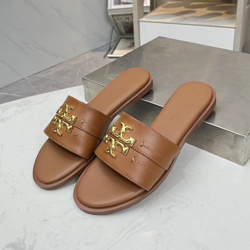 Wholesale Tory Burch TB Slippers For Women #1236378 $80.00 USD, Wholesale Quality Replica Tory Burch TB Slippers