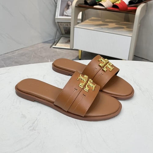 Replica Tory Burch TB Slippers For Women #1236378 $80.00 USD for Wholesale