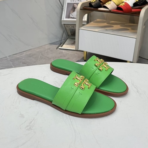 Replica Tory Burch TB Slippers For Women #1236380 $80.00 USD for Wholesale