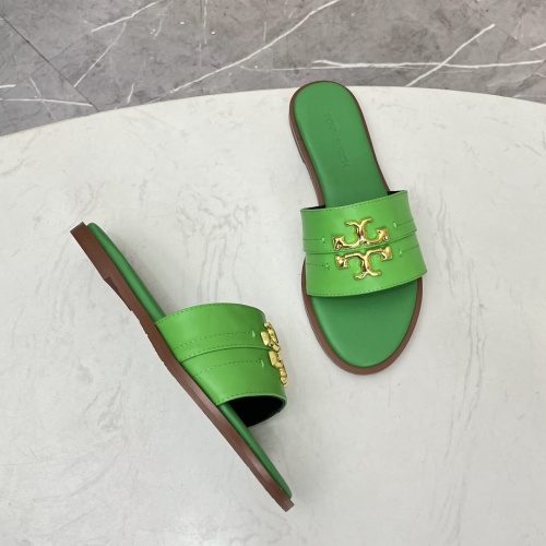 Replica Tory Burch TB Slippers For Women #1236380 $80.00 USD for Wholesale