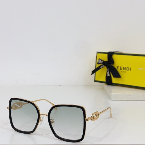 Wholesale Fendi AAA Quality Sunglasses #1236398 $48.00 USD, Wholesale Quality Replica Fendi AAA Quality Sunglasses