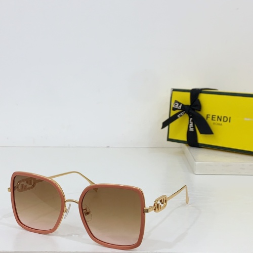 Wholesale Fendi AAA Quality Sunglasses #1236403 $48.00 USD, Wholesale Quality Replica Fendi AAA Quality Sunglasses