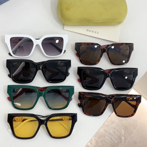 Replica Gucci AAA Quality Sunglasses #1236406 $60.00 USD for Wholesale