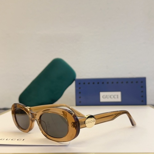 Wholesale Gucci AAA Quality Sunglasses #1236412 $60.00 USD, Wholesale Quality Replica Gucci AAA Quality Sunglasses