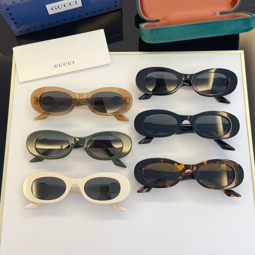 Replica Gucci AAA Quality Sunglasses #1236413 $60.00 USD for Wholesale