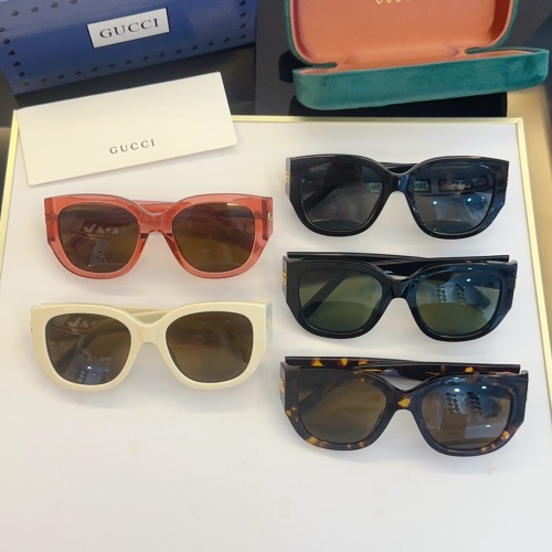 Replica Gucci AAA Quality Sunglasses #1236418 $52.00 USD for Wholesale