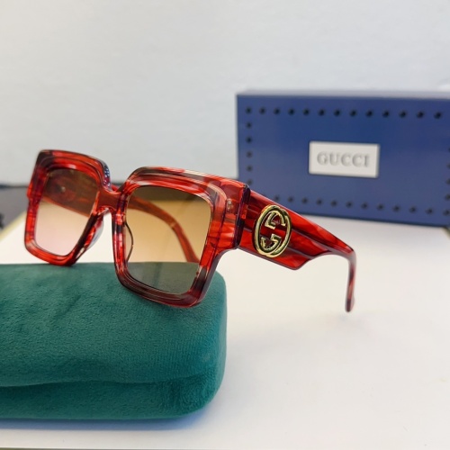 Wholesale Gucci AAA Quality Sunglasses #1236423 $60.00 USD, Wholesale Quality Replica Gucci AAA Quality Sunglasses