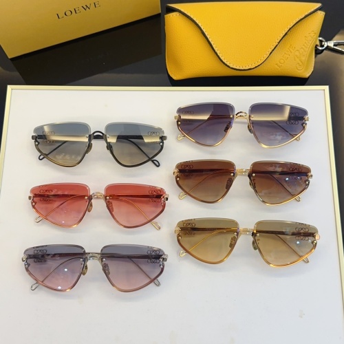 Replica LOEWE AAA Quality Sunglasses #1236430 $60.00 USD for Wholesale