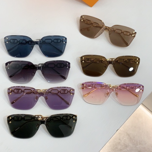 Replica Louis Vuitton AAA Quality Sunglasses #1236442 $60.00 USD for Wholesale