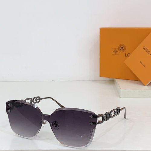 Wholesale Louis Vuitton AAA Quality Sunglasses #1236443 $60.00 USD, Wholesale Quality Replica Louis Vuitton AAA Quality Sunglasses