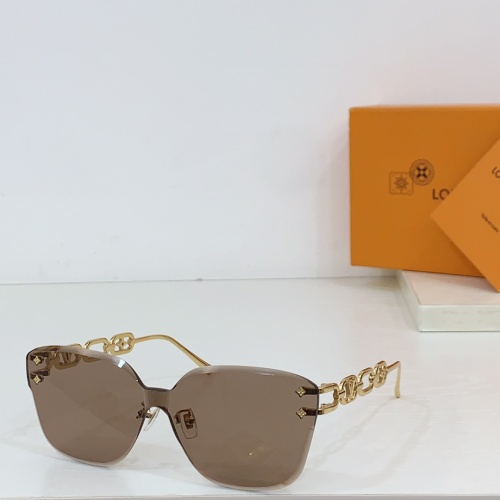 Wholesale Louis Vuitton AAA Quality Sunglasses #1236445 $60.00 USD, Wholesale Quality Replica Louis Vuitton AAA Quality Sunglasses