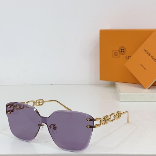 Wholesale Louis Vuitton AAA Quality Sunglasses #1236446 $60.00 USD, Wholesale Quality Replica Louis Vuitton AAA Quality Sunglasses