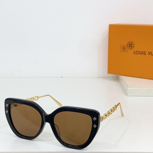 Wholesale Louis Vuitton AAA Quality Sunglasses #1236449 $48.00 USD, Wholesale Quality Replica Louis Vuitton AAA Quality Sunglasses