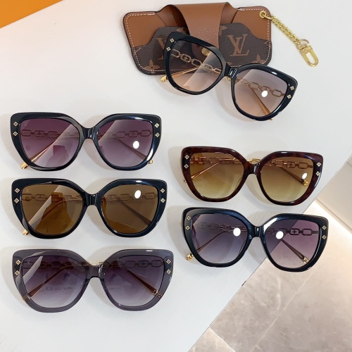 Replica Louis Vuitton AAA Quality Sunglasses #1236449 $48.00 USD for Wholesale