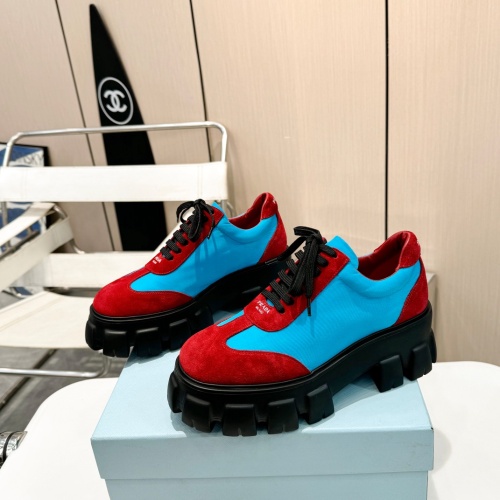 Wholesale Prada Casual Shoes For Women #1236469 $108.00 USD, Wholesale Quality Replica Prada Casual Shoes