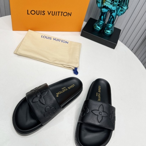 Replica Louis Vuitton Slippers For Women #1236480 $80.00 USD for Wholesale