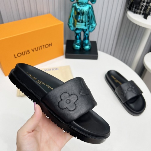 Replica Louis Vuitton Slippers For Women #1236480 $80.00 USD for Wholesale