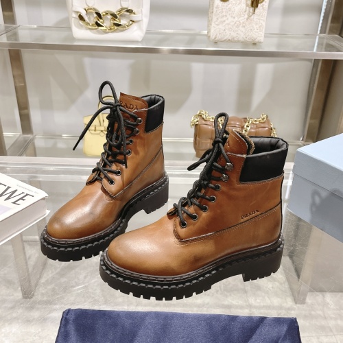 Wholesale Prada Boots For Women #1236532 $128.00 USD, Wholesale Quality Replica Prada Boots