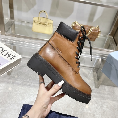 Replica Prada Boots For Women #1236532 $128.00 USD for Wholesale