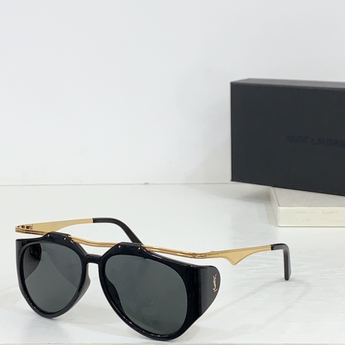 Wholesale Yves Saint Laurent YSL AAA Quality Sunglasses #1236535 $64.00 USD, Wholesale Quality Replica Yves Saint Laurent YSL AAA Quality Sunglasses