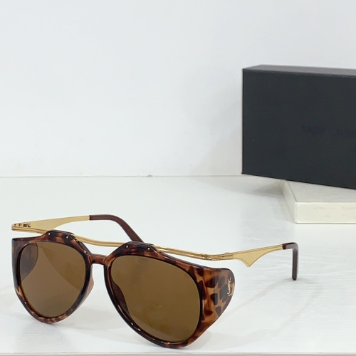 Wholesale Yves Saint Laurent YSL AAA Quality Sunglasses #1236537 $64.00 USD, Wholesale Quality Replica Yves Saint Laurent YSL AAA Quality Sunglasses