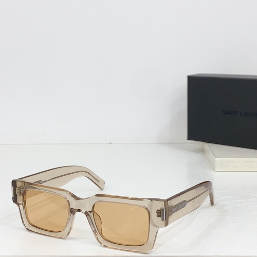 Wholesale Yves Saint Laurent YSL AAA Quality Sunglasses #1236545 $48.00 USD, Wholesale Quality Replica Yves Saint Laurent YSL AAA Quality Sunglasses