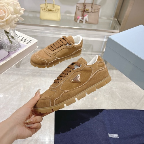 Wholesale Prada Casual Shoes For Women #1236548 $96.00 USD, Wholesale Quality Replica Prada Casual Shoes