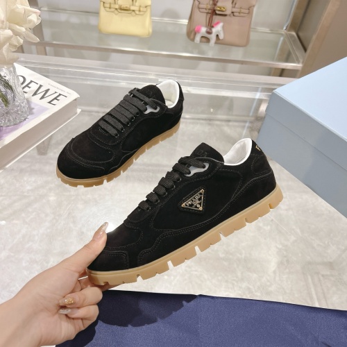 Wholesale Prada Casual Shoes For Women #1236549 $96.00 USD, Wholesale Quality Replica Prada Casual Shoes