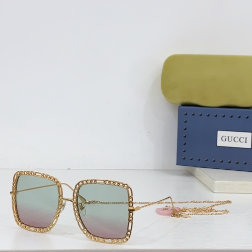 Wholesale Gucci AAA Quality Sunglasses #1236552 $60.00 USD, Wholesale Quality Replica Gucci AAA Quality Sunglasses