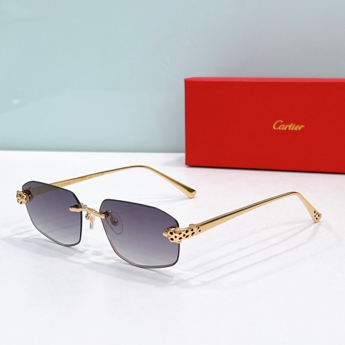 Wholesale Cartier AAA Quality Sunglassess #1236556 $60.00 USD, Wholesale Quality Replica Cartier AAA Quality Sunglassess